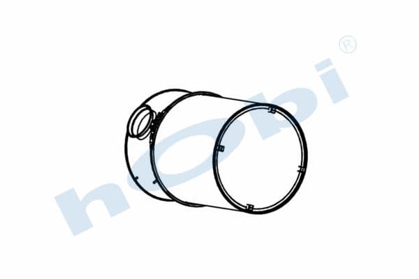 21068809 VL FH E5, Emission Muffler (L.C.),