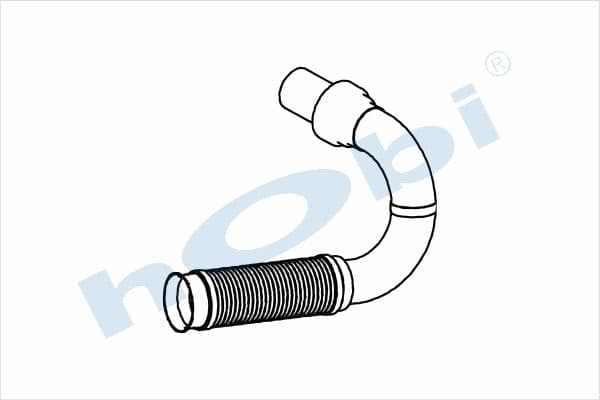 DF CF65 E3, Alusi, Flexible Pipe (P), Pipe, Exhaust Front,