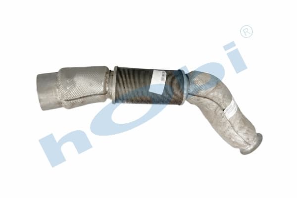 MC E6, Alusi, W/M Type Flexible Pipe, Insulated, Pipe, Exhaust Front,