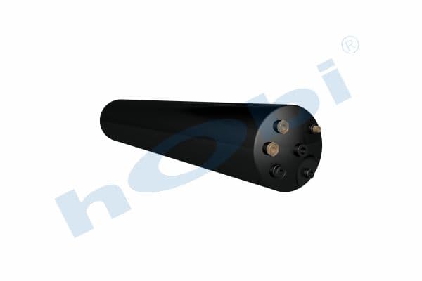 Air Tank, Steel, Internal 2 pcs, Ø220 L:1406 Lt:54 Black (RAL9005)