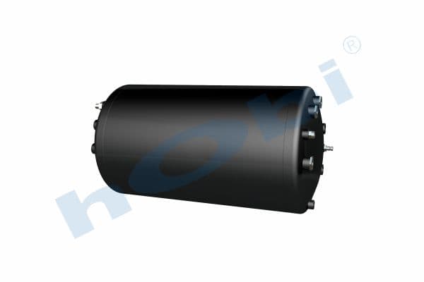Air Tank, Steel, Internal 2 pcs, Ø330 L:615 Lt:50 Black (RAL9005)