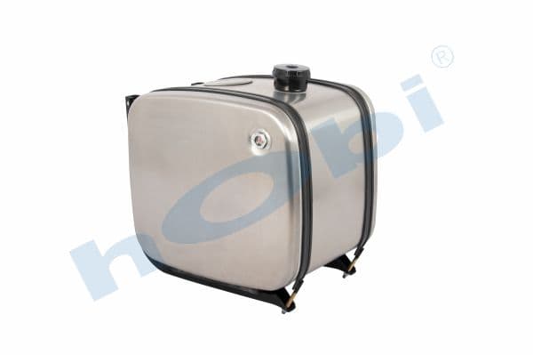 UN 128 Lt. Hydraulic Oil Tank, Aluminium, Top Valve, KIT, H:560 W:640 L:400