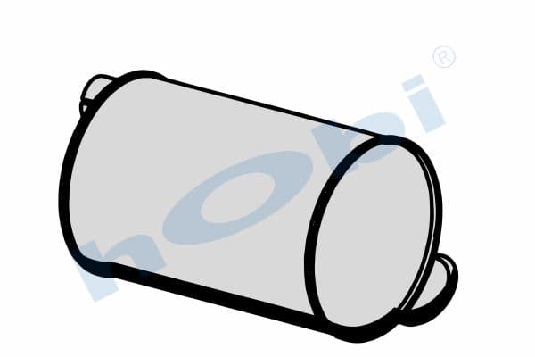 MN F90 E1, Exhaust Muffler,