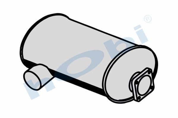 MN 26.281 E0, Exhaust Muffler,