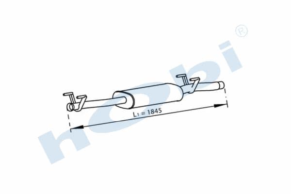 MC Sprinter E4, Exhaust Muffler,