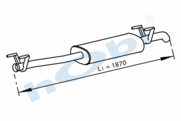 MC Sprinter E4, Exhaust Muffler,