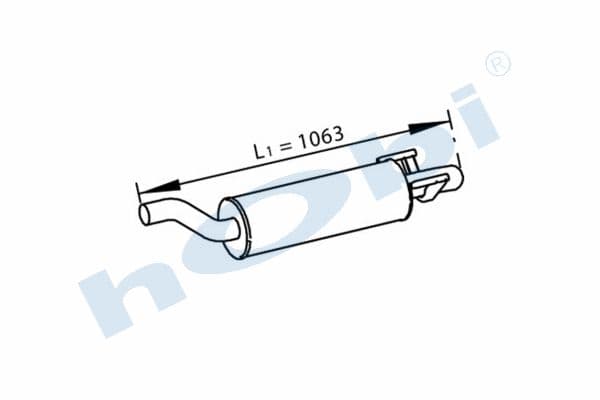 MC Sprinter E4, Exhaust Muffler,