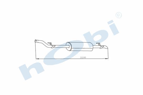 MC Sprinter E3, Exhaust Muffler,