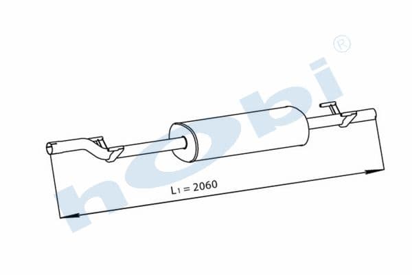 MC Sprinter E2, Exhaust Muffler,