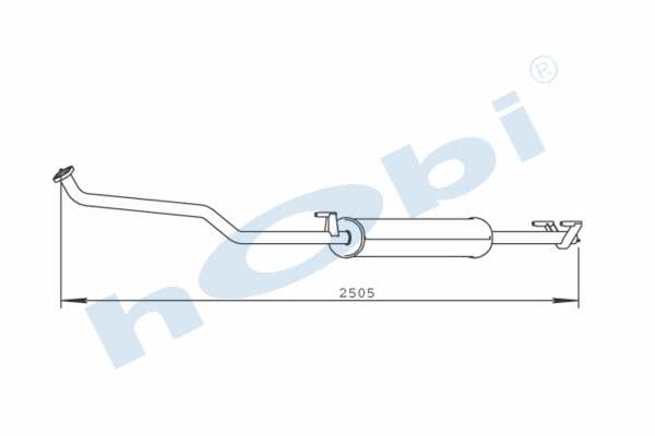 MC Sprinter E2, Exhaust Muffler,