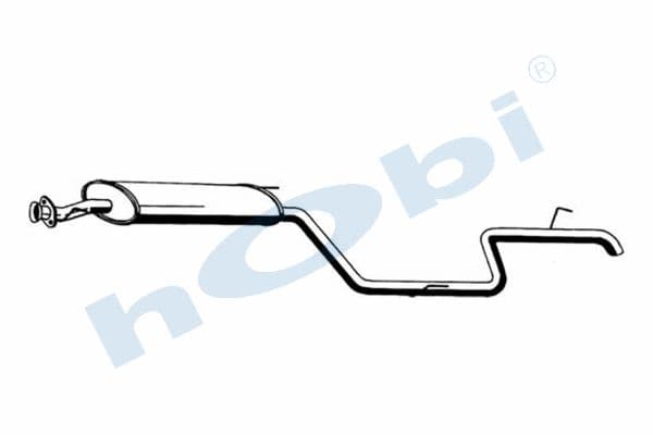 MC Vito E3, Exhaust Muffler,