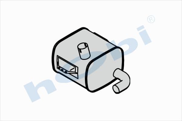 MC Atego E3, Exhaust Muffler,