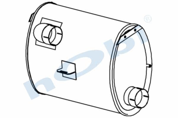 ST S300 E2, Exhaust Muffler,