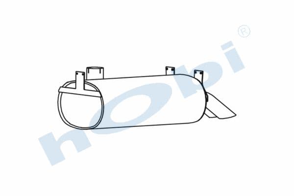 MC Tourismo E3, Exhaust Muffler,