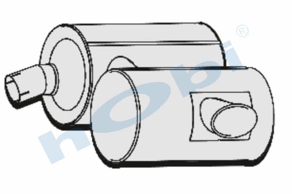 IV Eurotrakker Cursor E3, Exhaust Muffler,