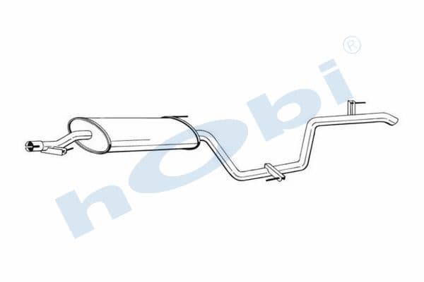MC Vito E3, Exhaust Muffler,