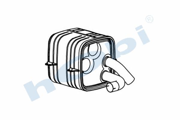 MC Atego E4, Exhaust Muffler,