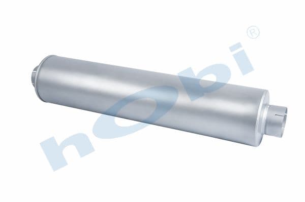 Muffler, E3, UN Ø250 L:1140 IN:Ø127 OUT:Ø127