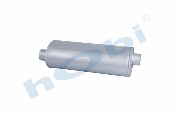 Muffler, E0, SI EL:295x445 L:800 IN:Ø120 OUT:Ø120