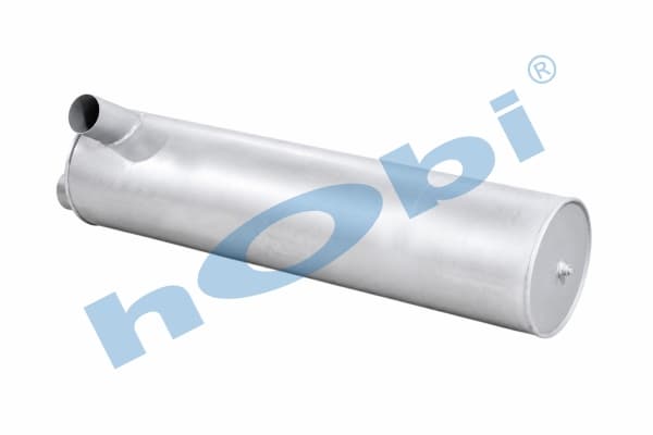 Muffler, Generator, Ø300 L:1270 IN:Ø101,6 OUT:Ø127 Inside Cabin, Critical,