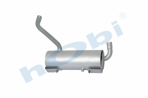 Muffler, Industrial Machine, Ø160 L:460 IN:Ø38 OUT:Ø38