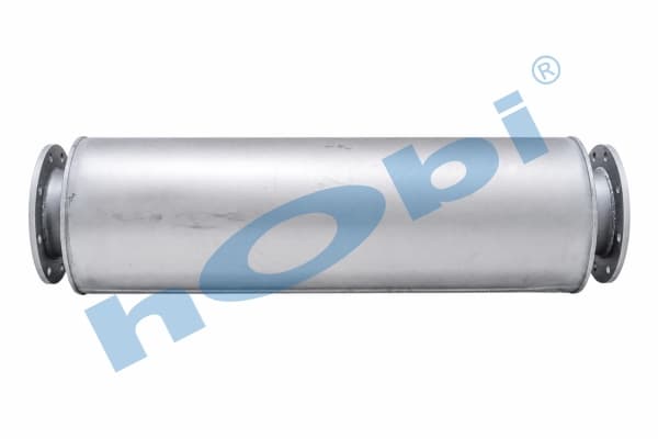 Muffler, Industrial Machine, Ø375 L:1215 IN:Ø219,1 OUT:Ø219,1 Inside Cabin,