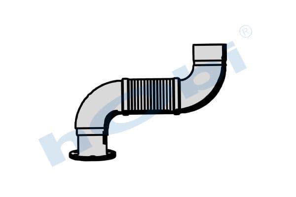 MN E3, Alusi, Flexible Pipe (P), Pipe, Exhaust Front,