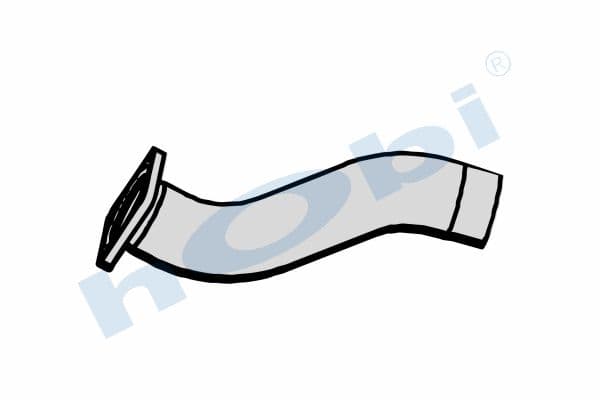 MN F2000 E2, Alusi, Pipe, Exhaust Front,