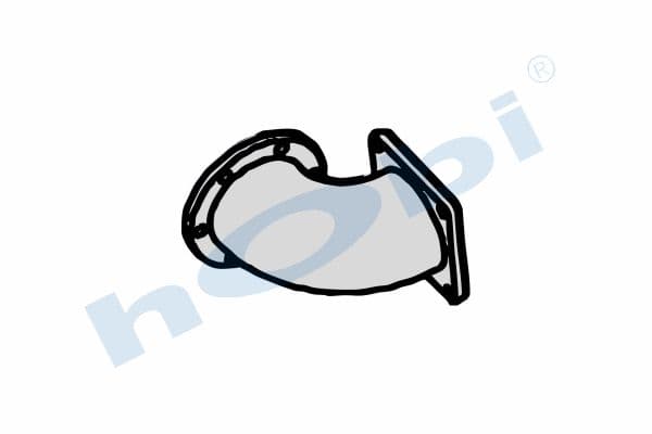 MN TGA E3, Döküm Pipe, Exhaust Front,