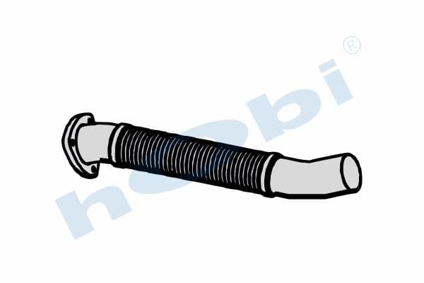 MN NL202 E1, Alusi, Flexible Pipe (P), Pipe, Exhaust Front,