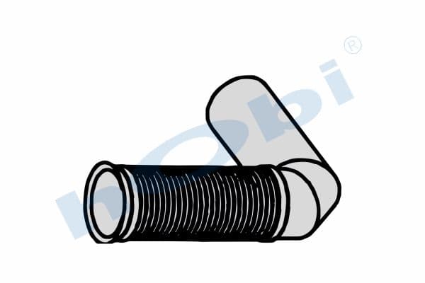 MN TGS E5, Inox, Flexible Pipe (P), Pipe, Exhaust Front,