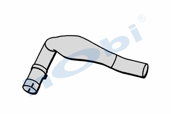 MN F2000 E3, Alusi, Pipe, Exhaust Front,