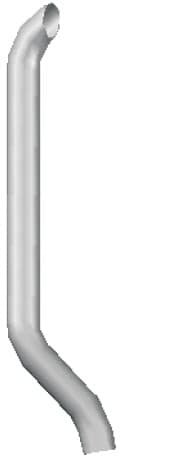 MC Tourismo E4, Inox, Pipe, Exhaust Tail,
