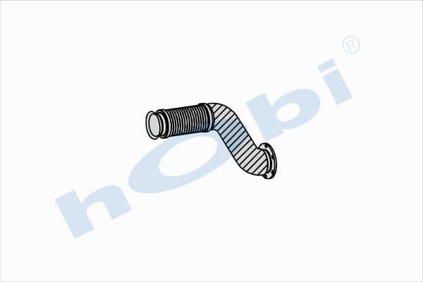 MC Tourismo E4, Inox, Flexible Pipe (P), Insulated, Pipe, Exhaust Front,