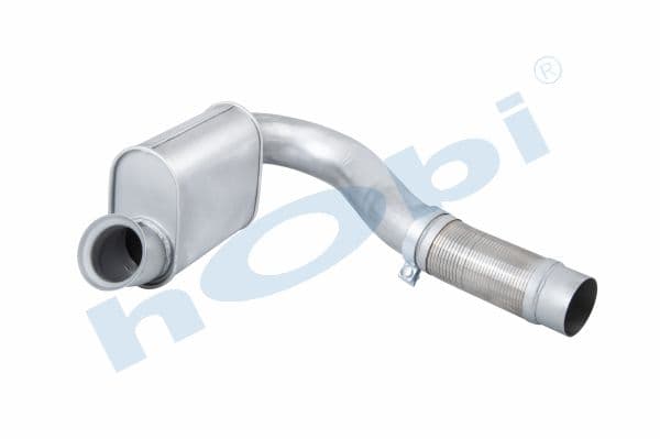 MC Axor E3, Alusi, With Muffler, Pipe, Exhaust Front,