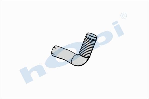 MC Actros E3, Alusi, Flexible Pipe (P), Pipe, Exhaust Front,