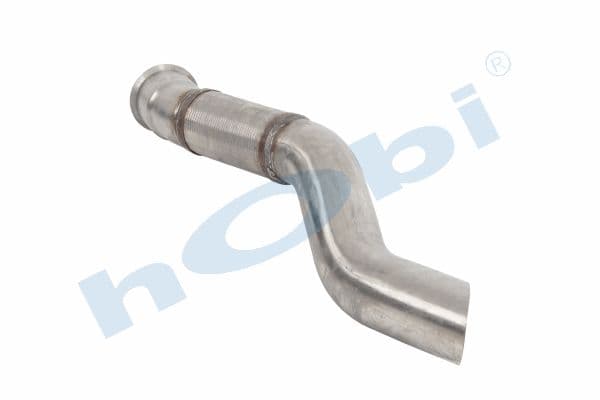 MC Actros E5, Inox, Flexible Pipe (P), Pipe, Exhaust Front,