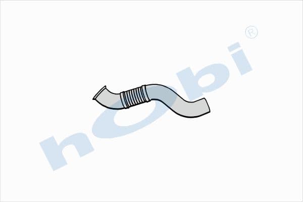 MC Actros E3, Alusi, Flexible Pipe (P), Pipe, Exhaust Front,