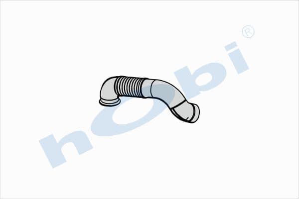MC Actros E3, Alusi, Flexible Pipe (K), Pipe, Exhaust Front,