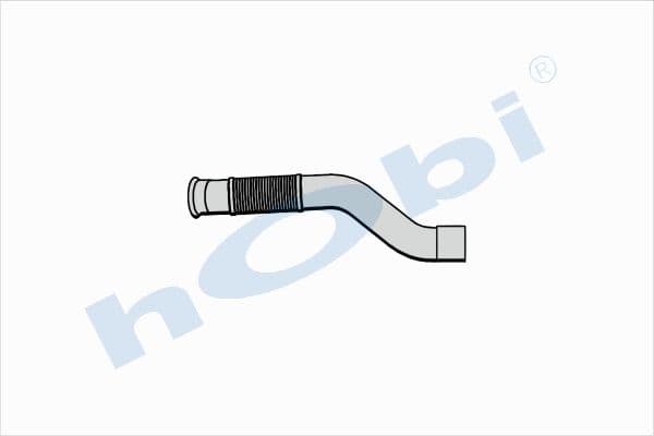 MC Actros E3, Alusi, Flexible Pipe (K), Pipe, Exhaust Front,