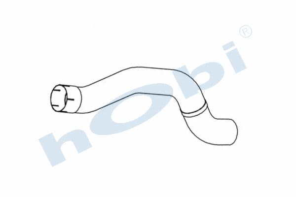 SC 143 E2, Alusi, Pipe, Exhaust Front,
