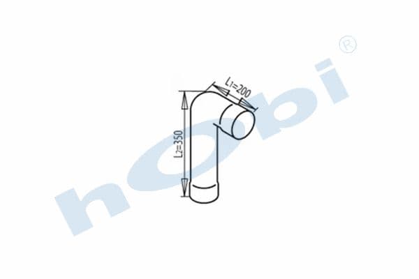 SC 113 E2, Alusi, Pipe, Exhaust Front,