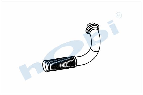 DF CF65 E3, Alusi, Flexible Pipe (P), Pipe, Exhaust Front,