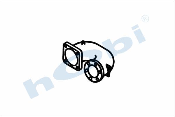 DF XF95 E3, Döküm Pipe, Exhaust Front,