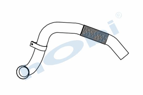 NP E5, Alusi, Flexible Pipe (P), Pipe, Exhaust Front,