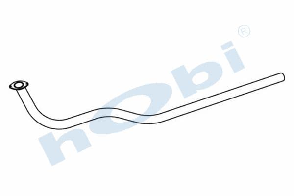 MC 309 E0, Alusi, Pipe, Exhaust Front,