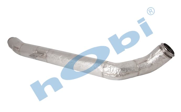 FD E6, Alusi, Insulated, Pipe, Exhaust Front,