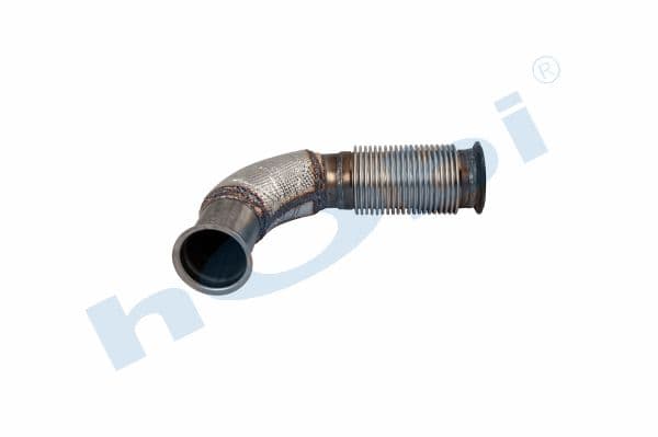 DF E4, Inox, With Below Flexible, Insulated, Pipe, Exhaust Front,