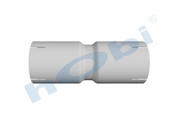 Pipe, UN Connector, L1:200 Alusi ID1:Ø66 ID2:Ø66