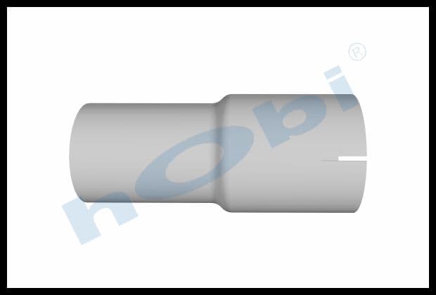 Pipe, UN Connector, L1:200 Alusi ID1:Ø103 OD2:Ø76